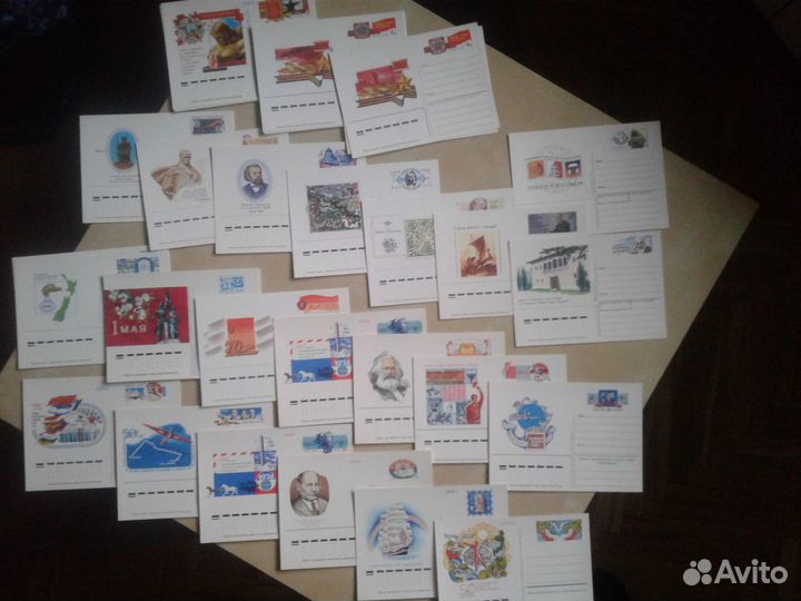 Конверты и открытки 60-80 годов