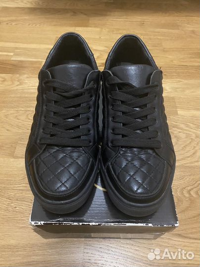 Мужские кожаные кеды