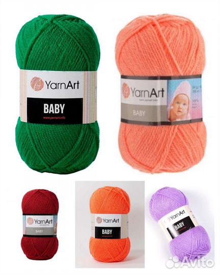 Пряжа детская акрил
