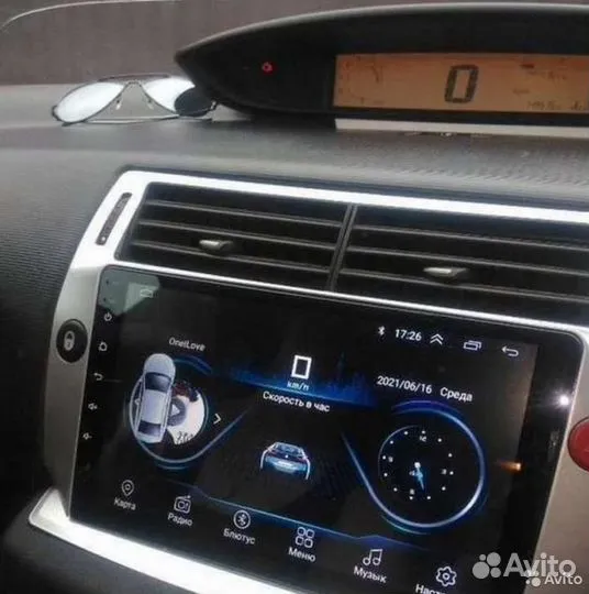 Магнитола Citroen C4 Android IPS