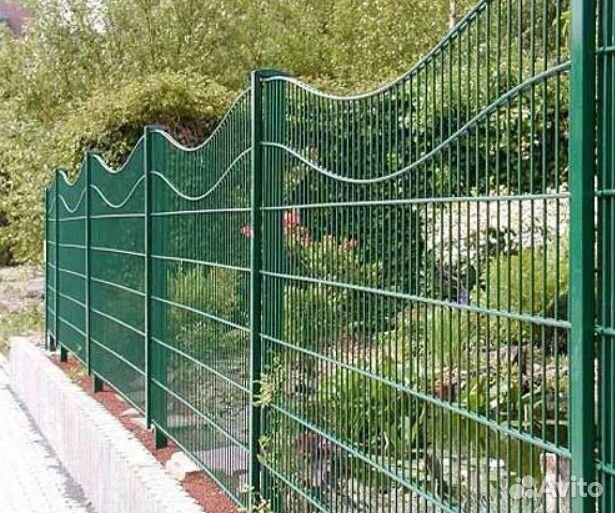 Забор из 3D сетки,калитки под ключ