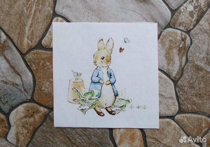 Купон ткани для рукоделия Peter Rabbit