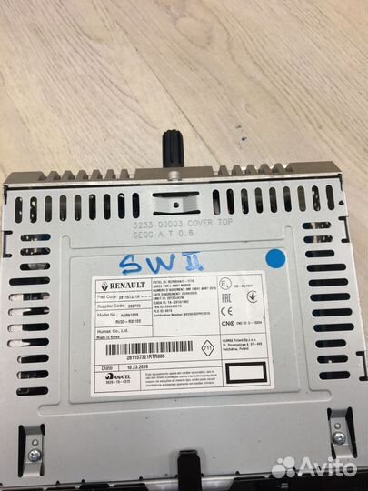 Магнитола Renault sandero stepway 2