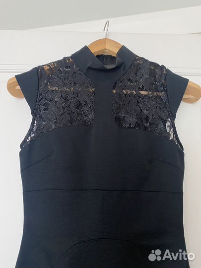 Вечернее платье корсажное черное размер 42