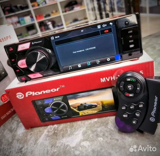 Магнитола Pioneer Дисплеем стандарт 1 din