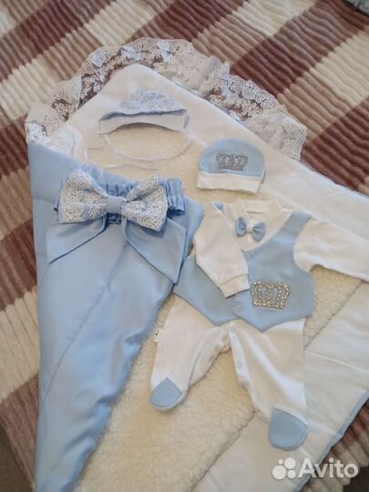 Конверт на выписку для мальчика