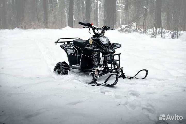 Снегоход-квадроцикл Tiger Universal 150 черный