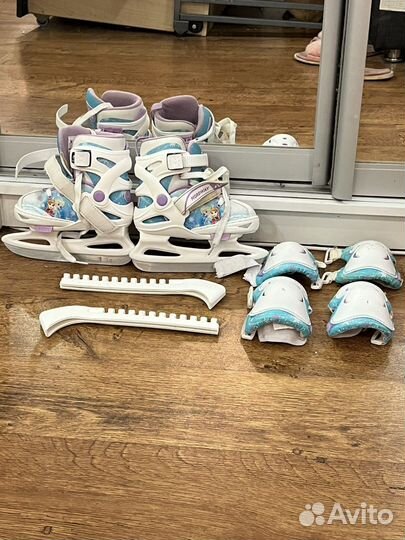 Коньки детские раздвижные 26-31