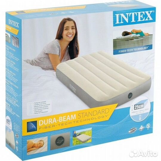 Надувной матрас 99х191х25 см Intex 64101