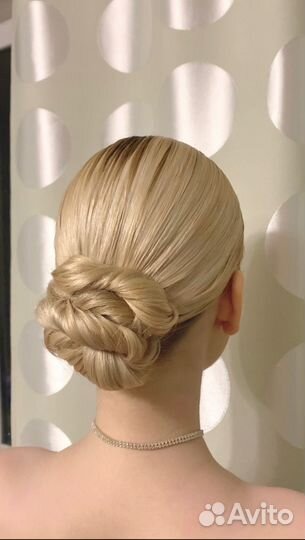 Прическа укладка