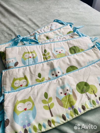 Бортики на кроватку