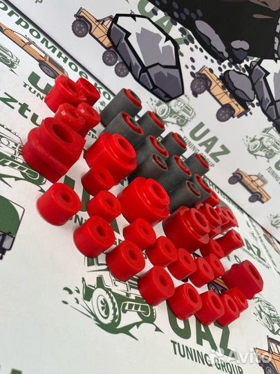 Комплект сайлентблоков УАЗ Патриот (полиуретан)