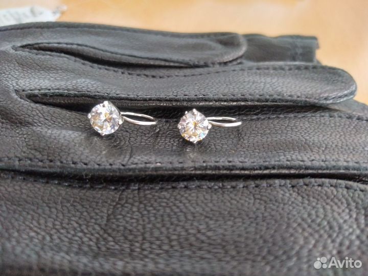 Серьги серебро 925