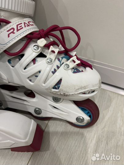 Роликовые коньки детские 32-35 reaction