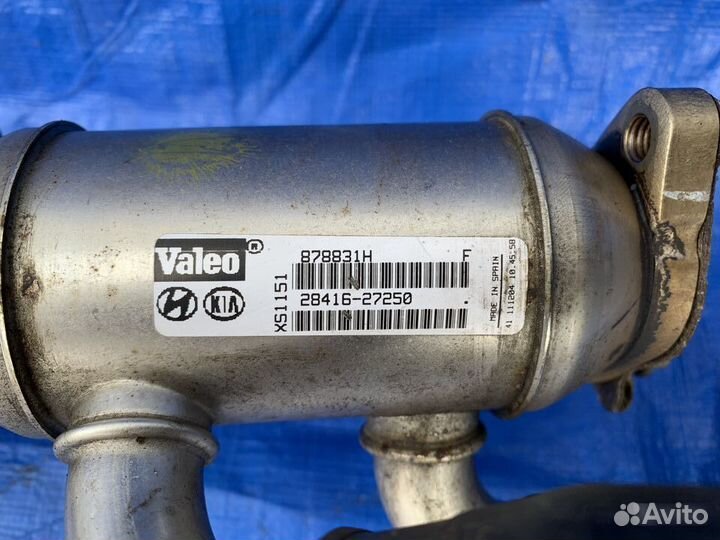 Радиатор системы EGR Tucson JM Sportage D4EA