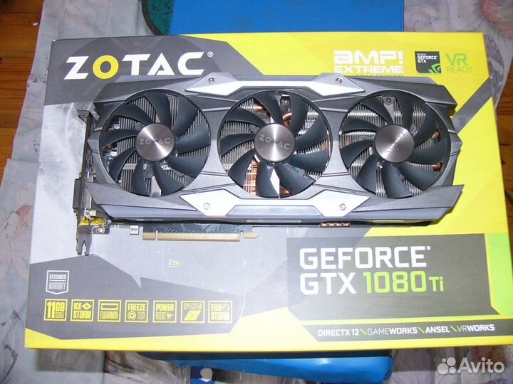 Zotac gtx 1080 ti amp extreame core