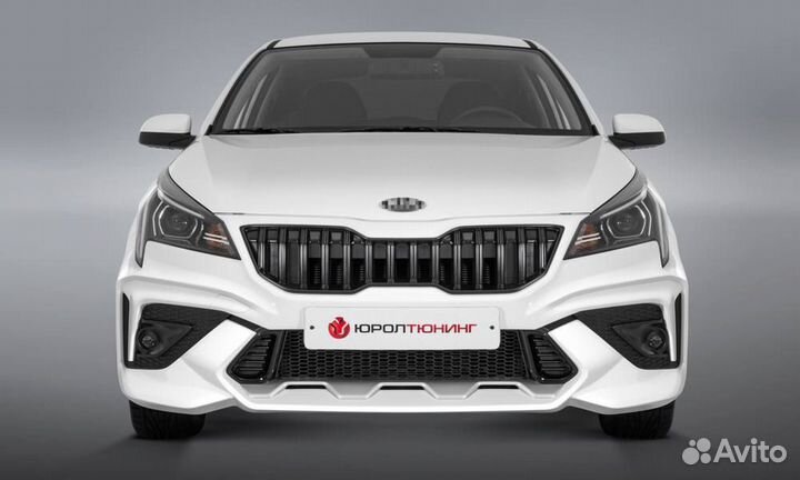 Бампер передний Юрол rotor NEW на Киа Рио