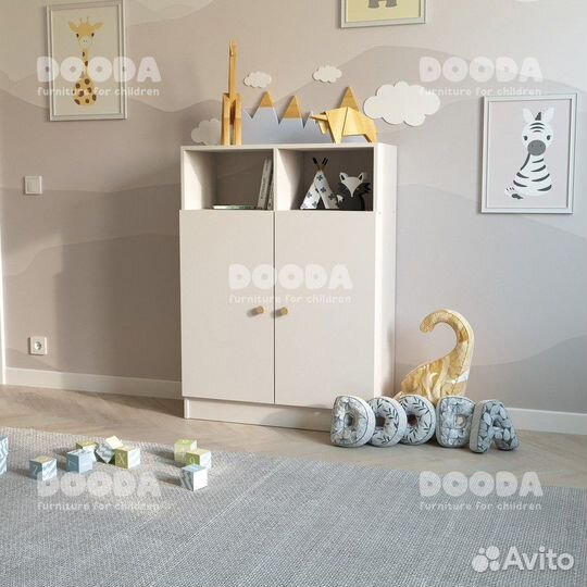 Шкаф для детей Лумми / Развивающая мебель Монтессо