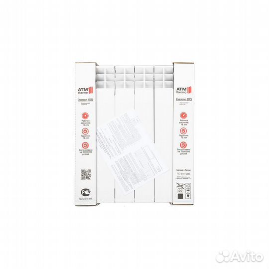 Радиатор al ATM Energia 500/100 /12 секций