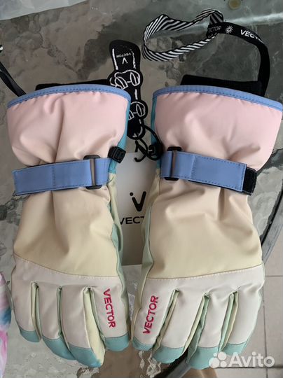 Перчатки лыжные новые Vector