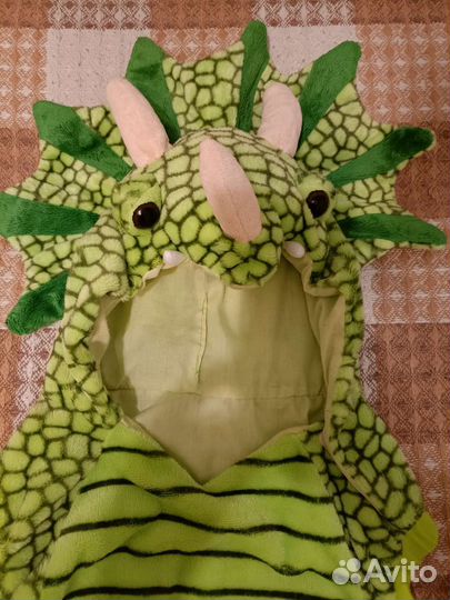 Праздничный костюм для мальчика динозавр