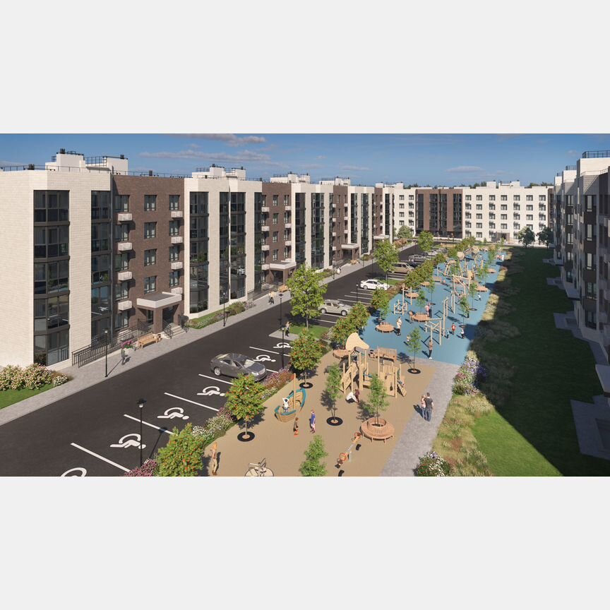 2-к. квартира, 66,4 м², 5/5 эт.