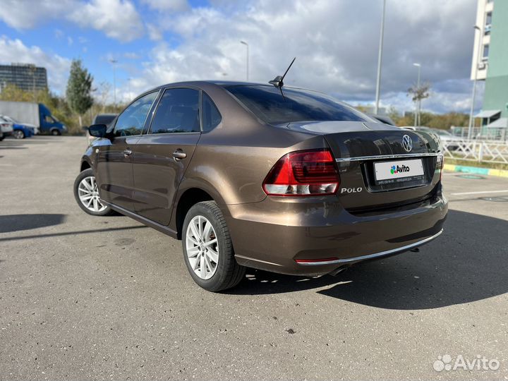 Volkswagen Polo 1.6 AT, 2017, 135 000 км