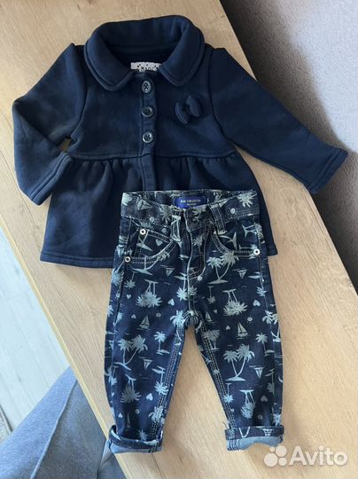 Вещи пакетом на девочку 74 hm next