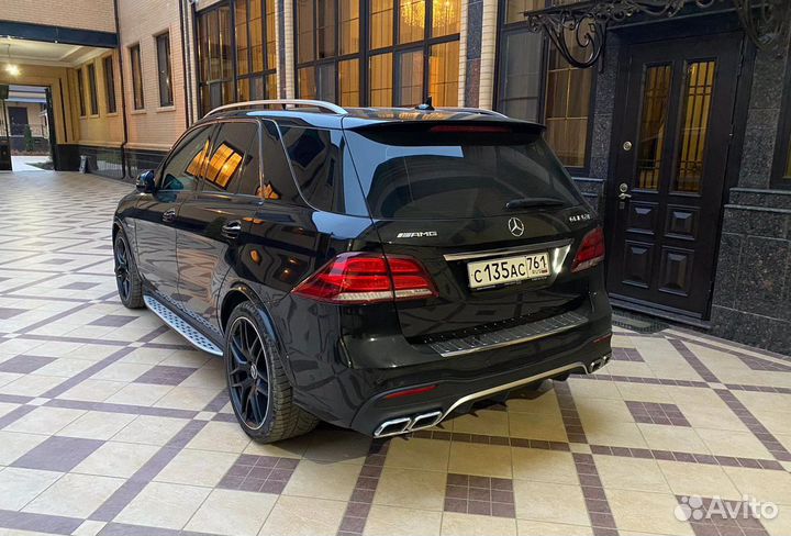 В рестайлинг переделка Mercedes gle 63