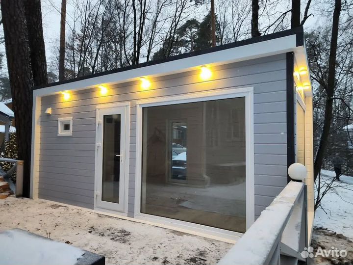 Баня модульная из бруса под ключ