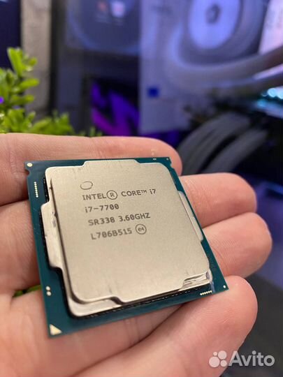 Процессор i7 7700+Охлад (башня)