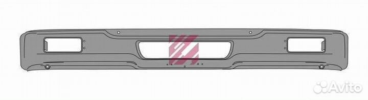 Бампер металл даф