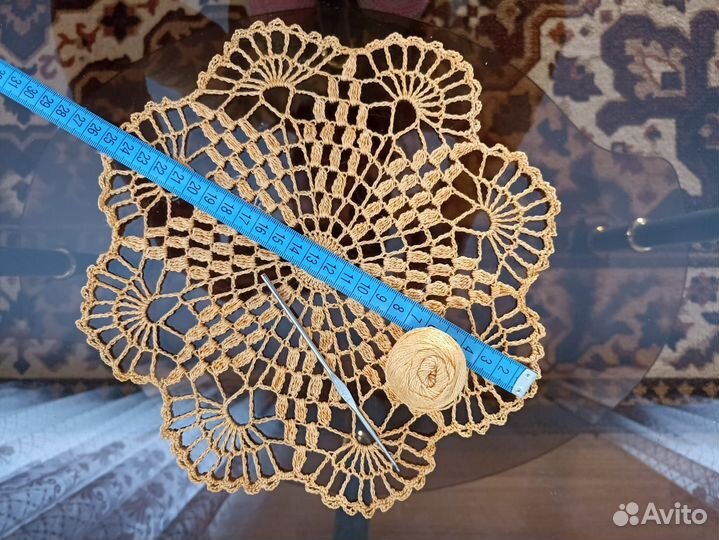 Салфетка вязаная крючком