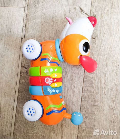 Развивающие игрушки радужный щенок