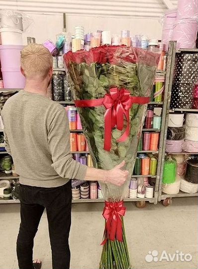 Высокие розы Гигантские розы Доставка цветов