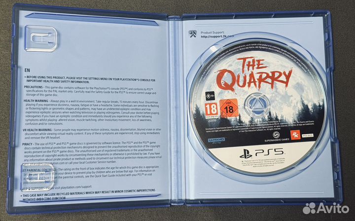 Продам или обменяю диск The Quarry для PS5