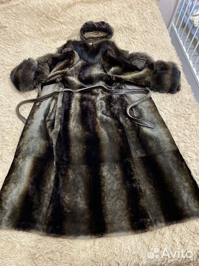Шуба мутоновая новая размер 44-46