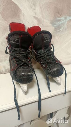 Хоккейные коньки bauer 33 размер