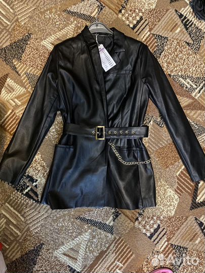 Кожаный пиджак