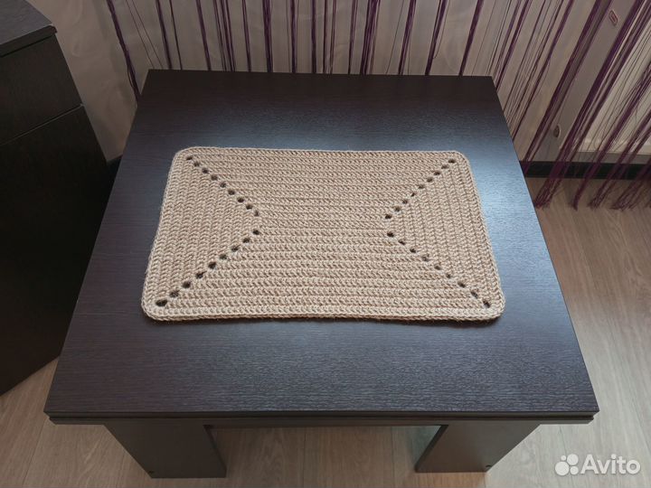 Джутовый коврик