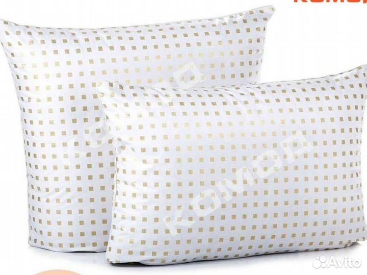 Подушки пух, пух перо верблюд лён