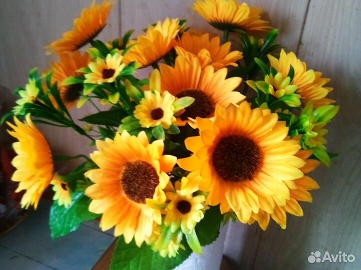 Букет подсолнухов 7 голов 35 си