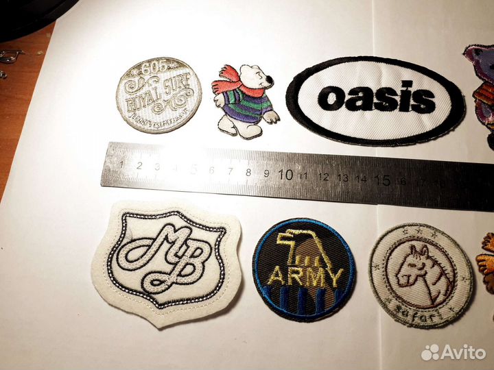 Термонаклейки на одежду(за 10шт.-2набора)