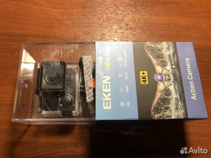 Экшн камера Eken H5s Plus +доп.аккумы + TF 32Gb