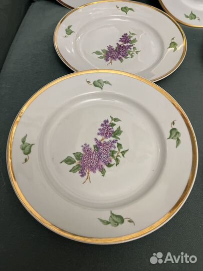 Тарелки Под второе Дулево 6 штук