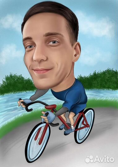 Цифровой шарж/портрет по фото