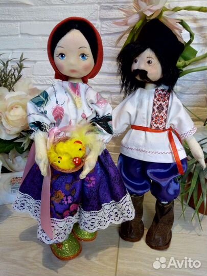 Кукла ручной работы казаки