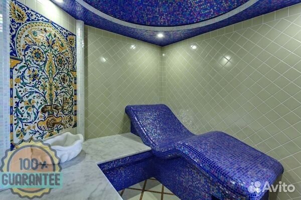 Чертеж лежака для хамама