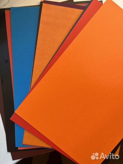 Картон и бумага a4 цветная