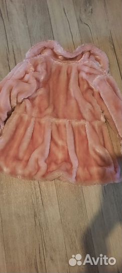 Дубленка детская 92-98 р-р димесезонная,эффектная